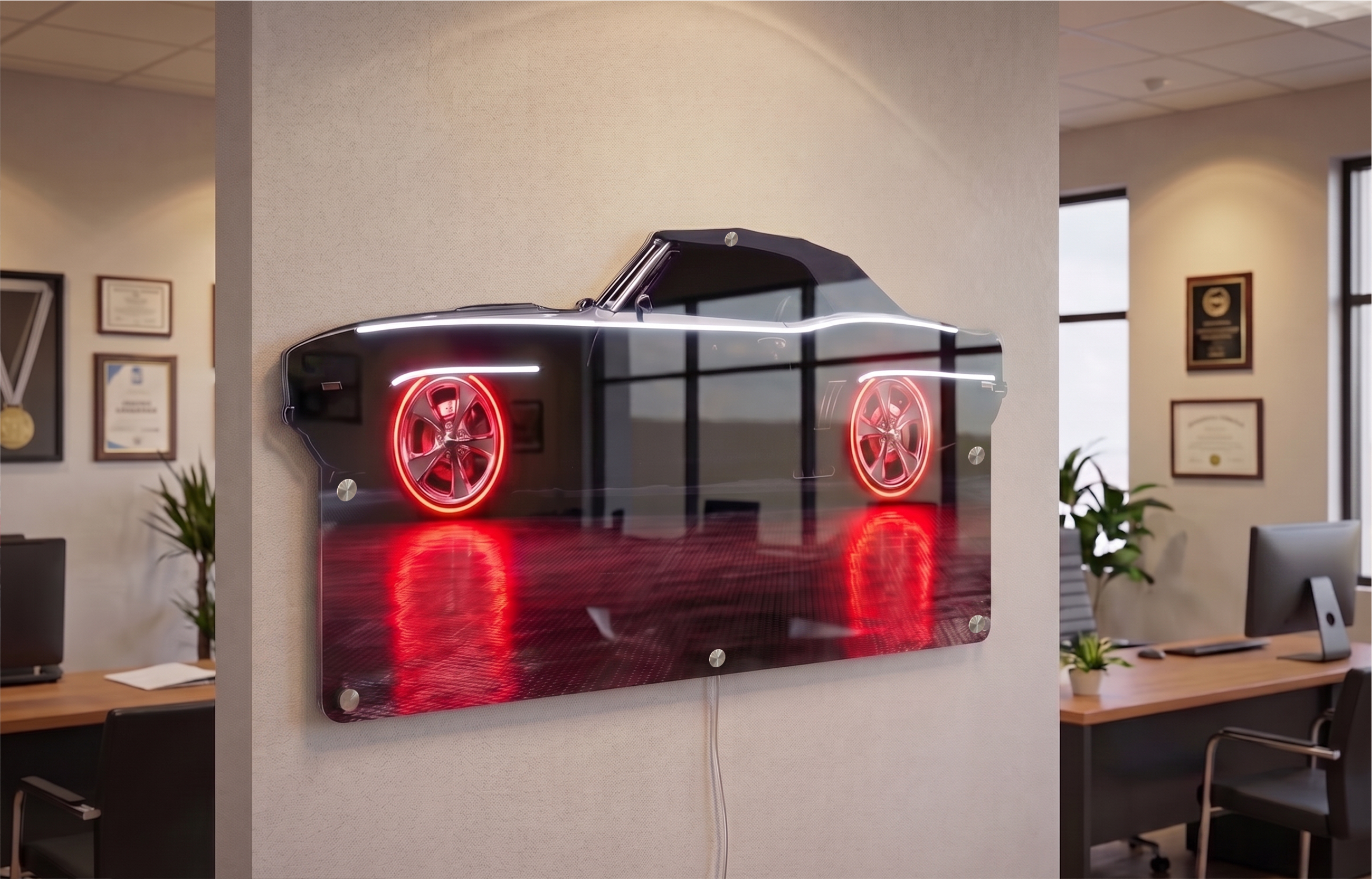 NeonArt Classic Lowrider Coupe LED 100x45cm