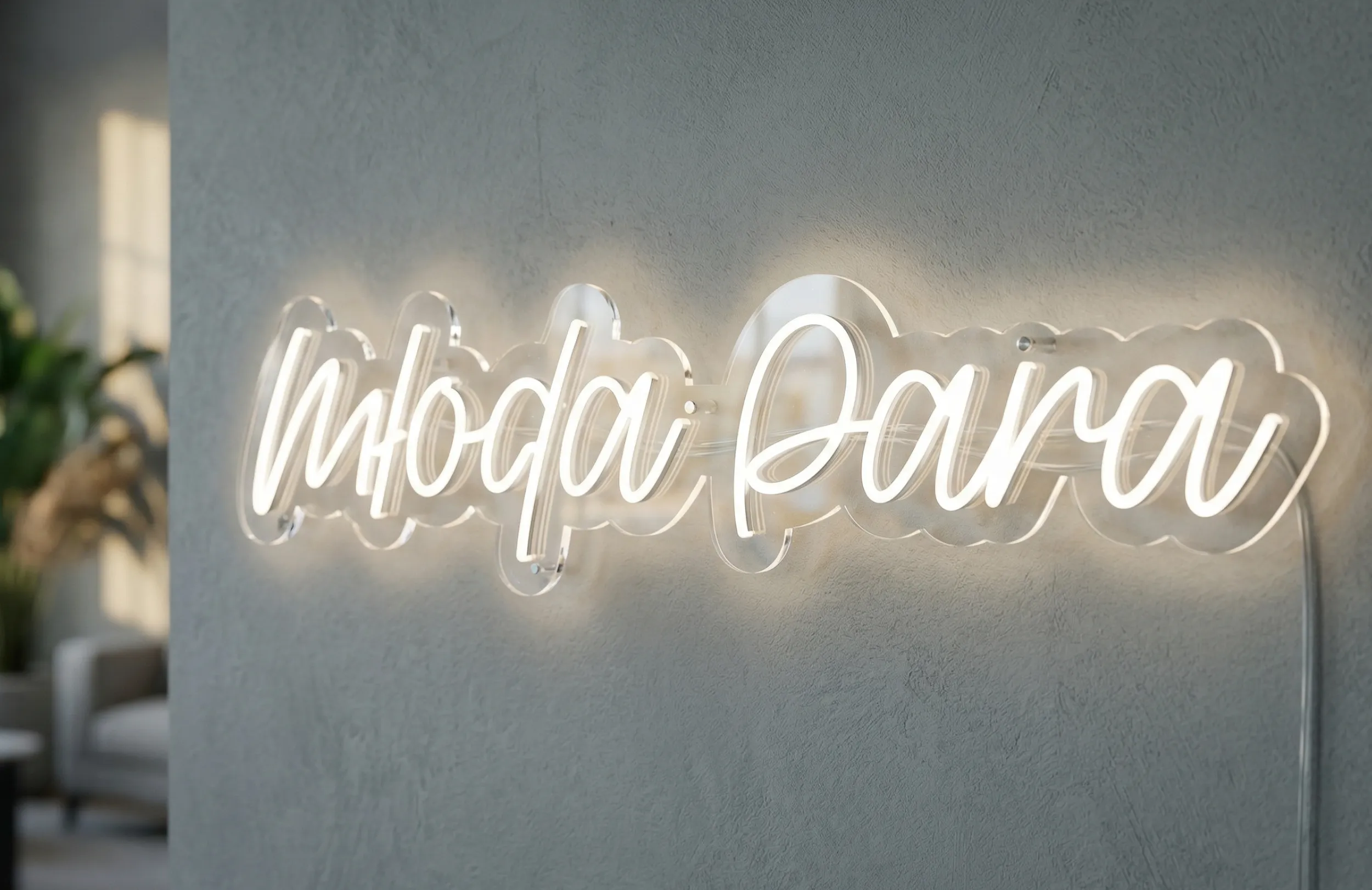 Neon LED Młoda para