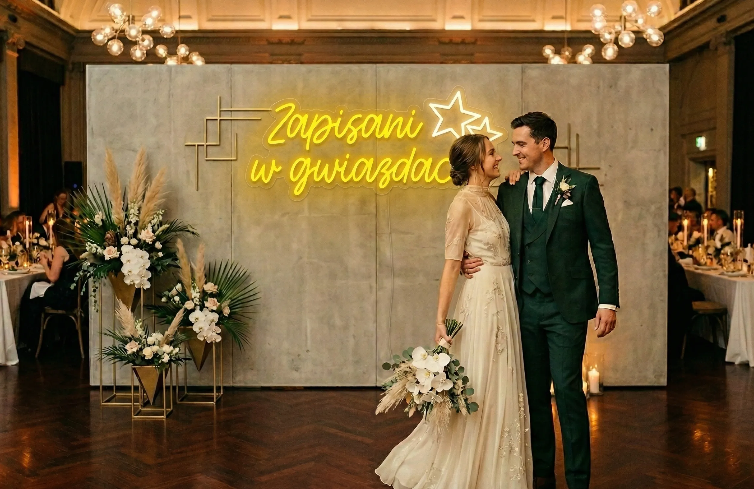 Neon LED Zapisani w gwiazdach