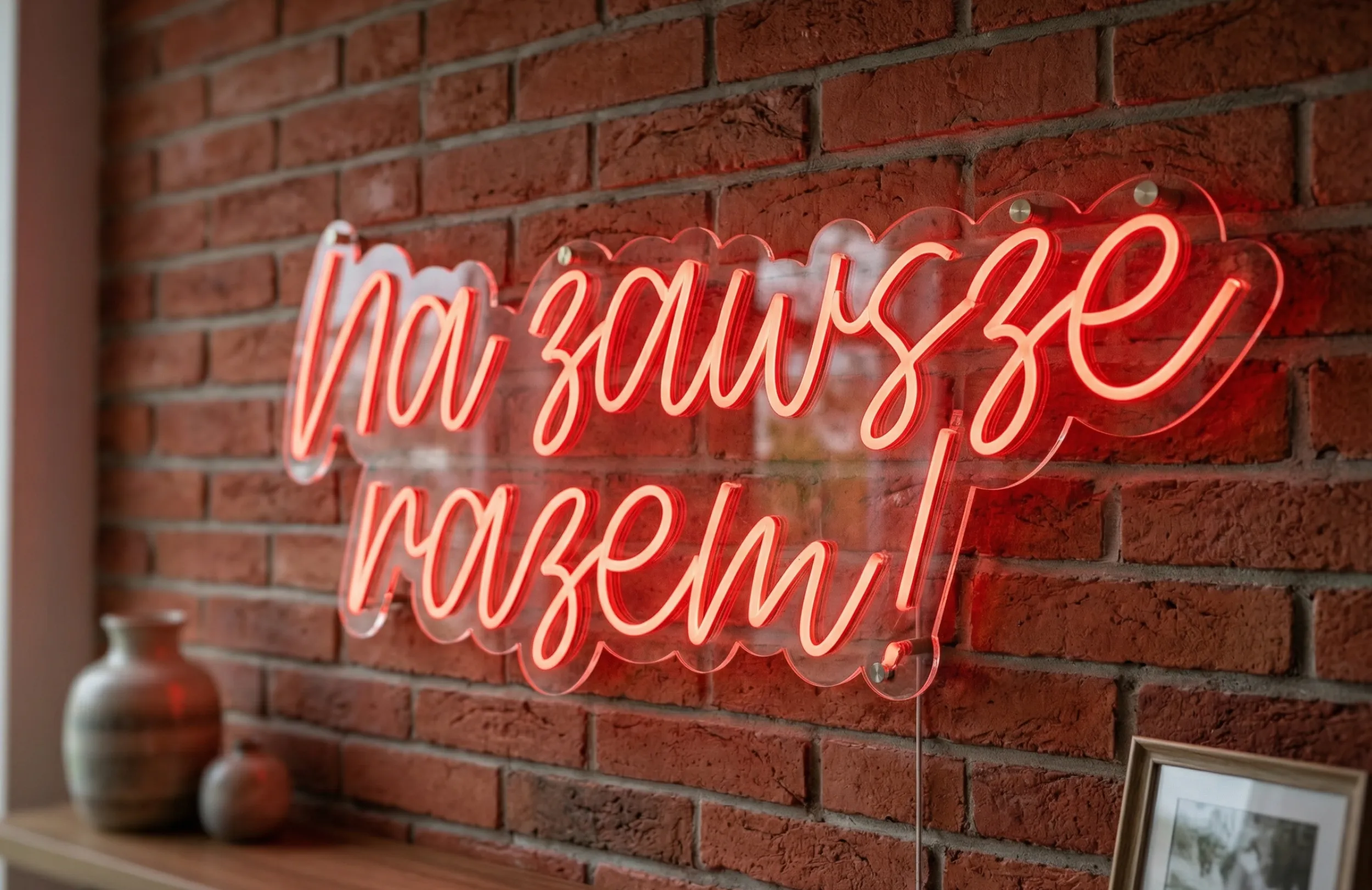 Neon LED Na zawsze razem!