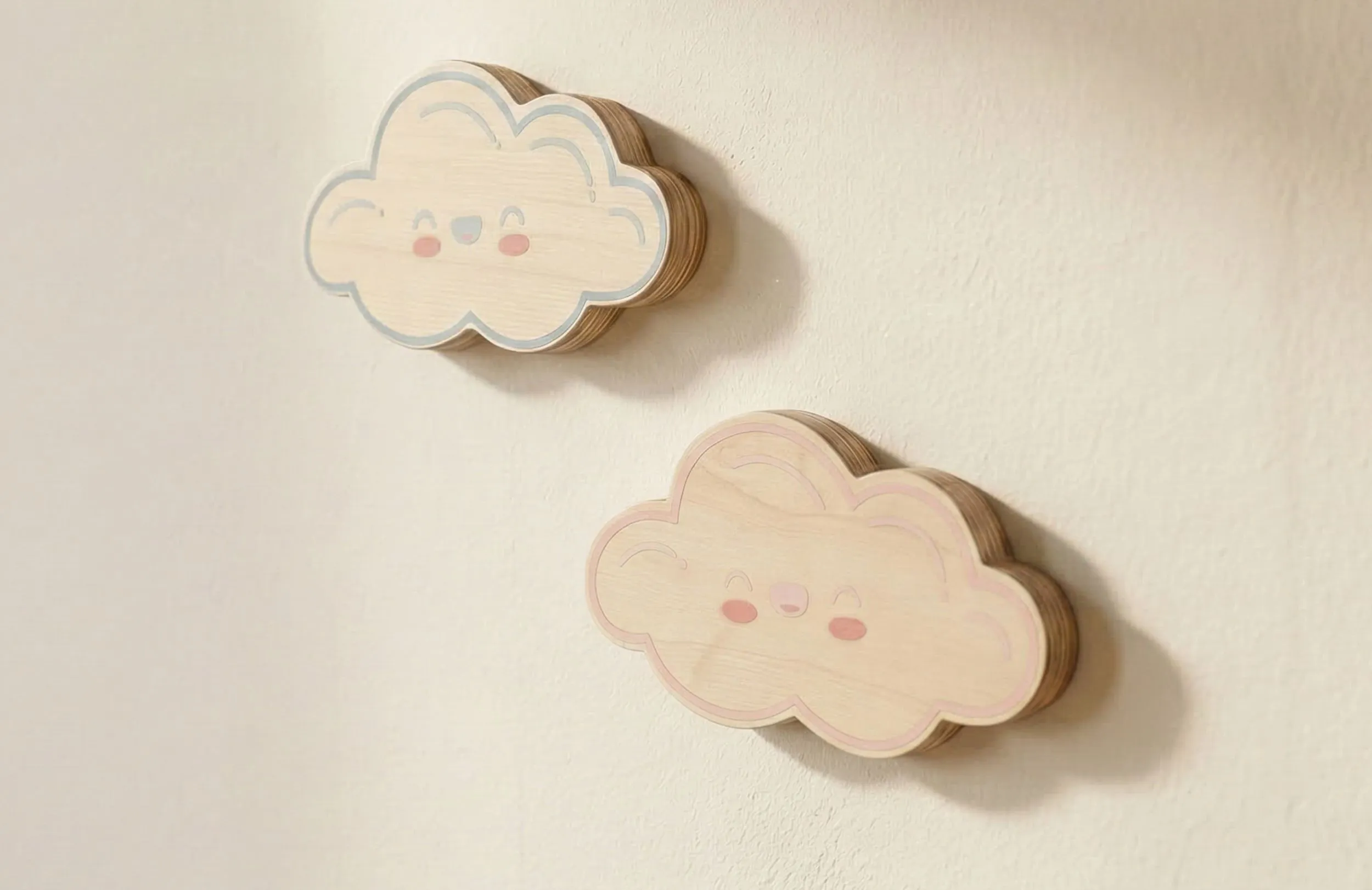 Chmurka - drewniana ozdoba