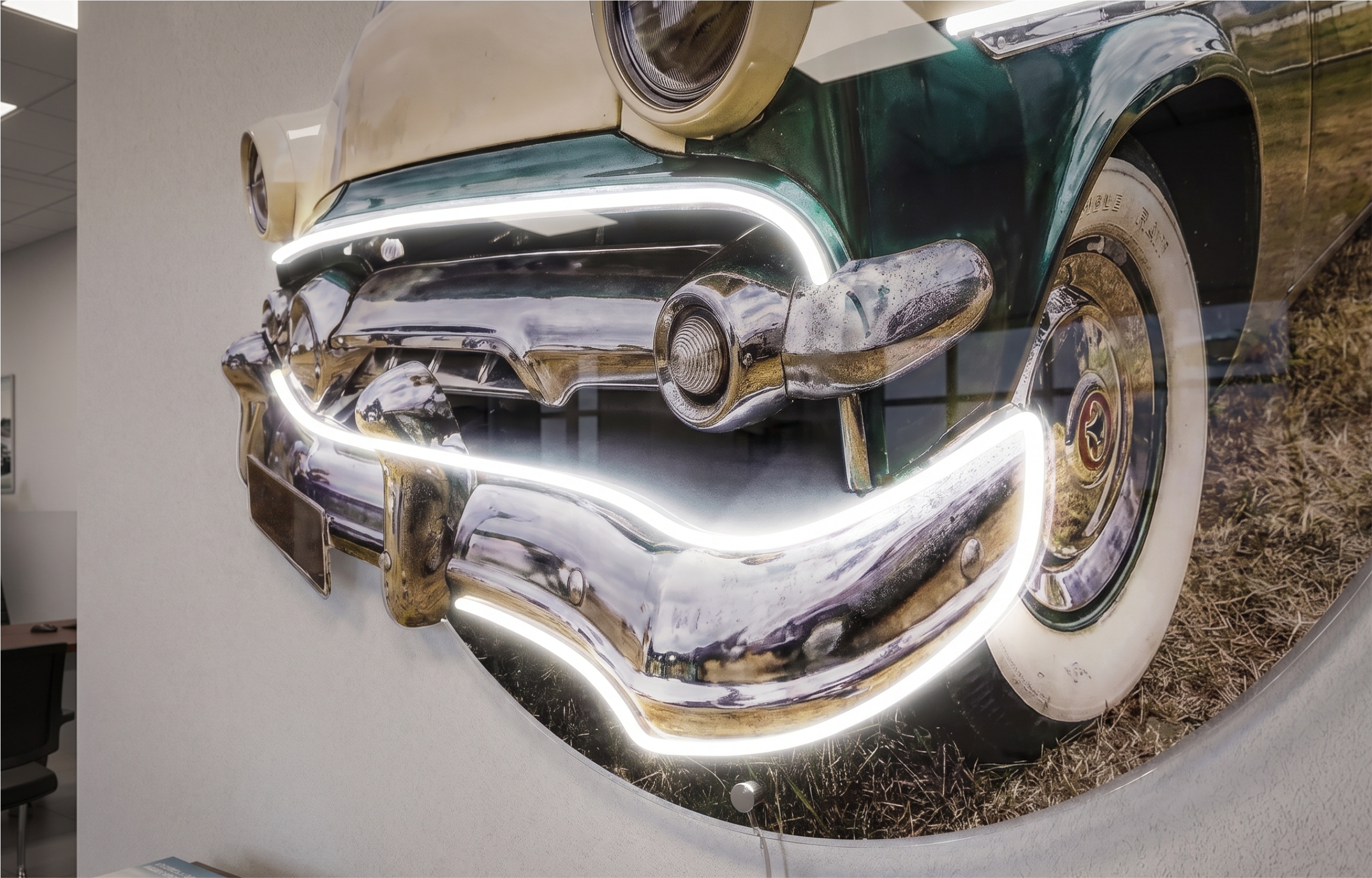 NeonArt Vintage American Classic 1955 LED 77x66cm