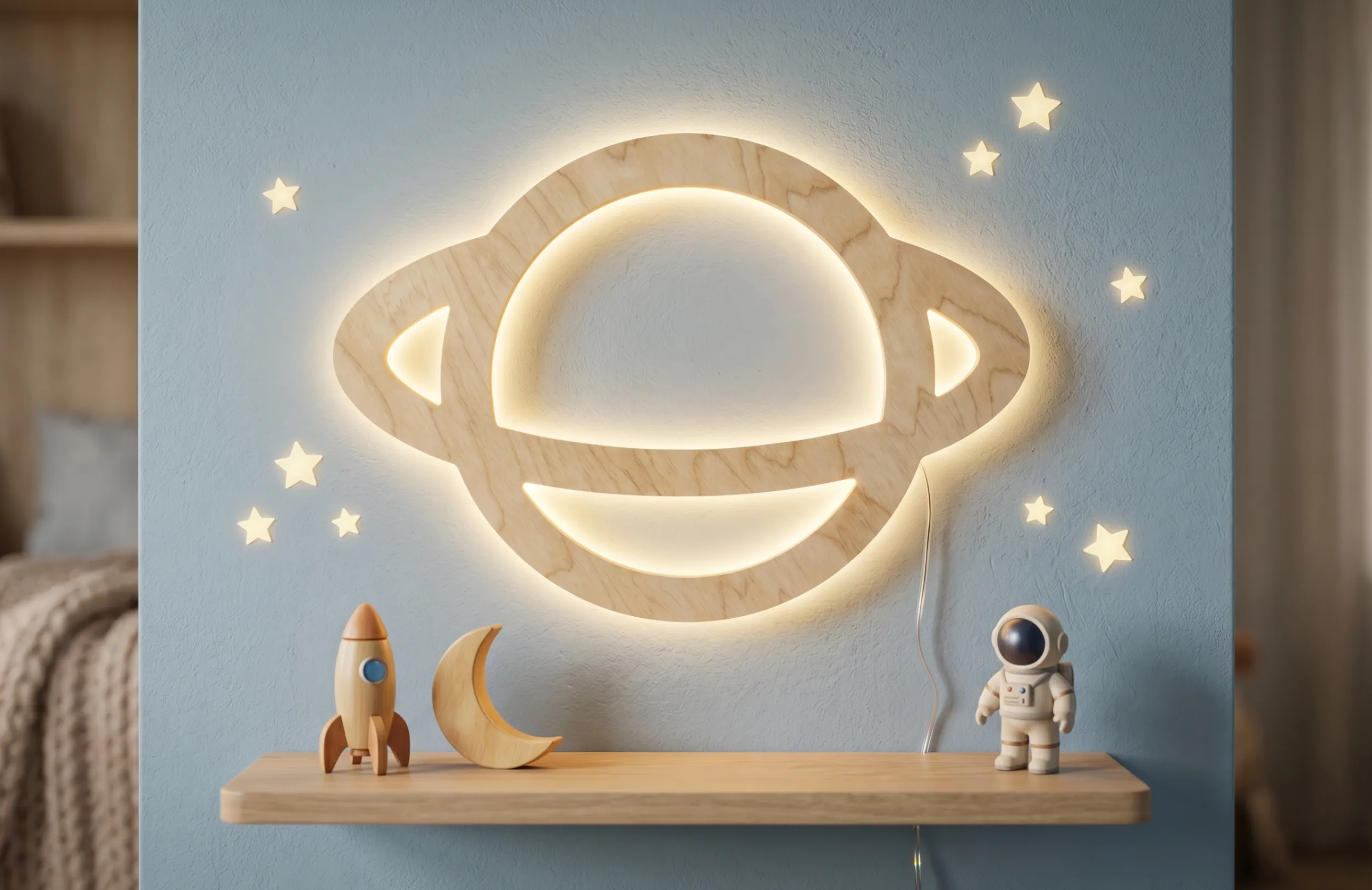 Podświetlana planeta LED