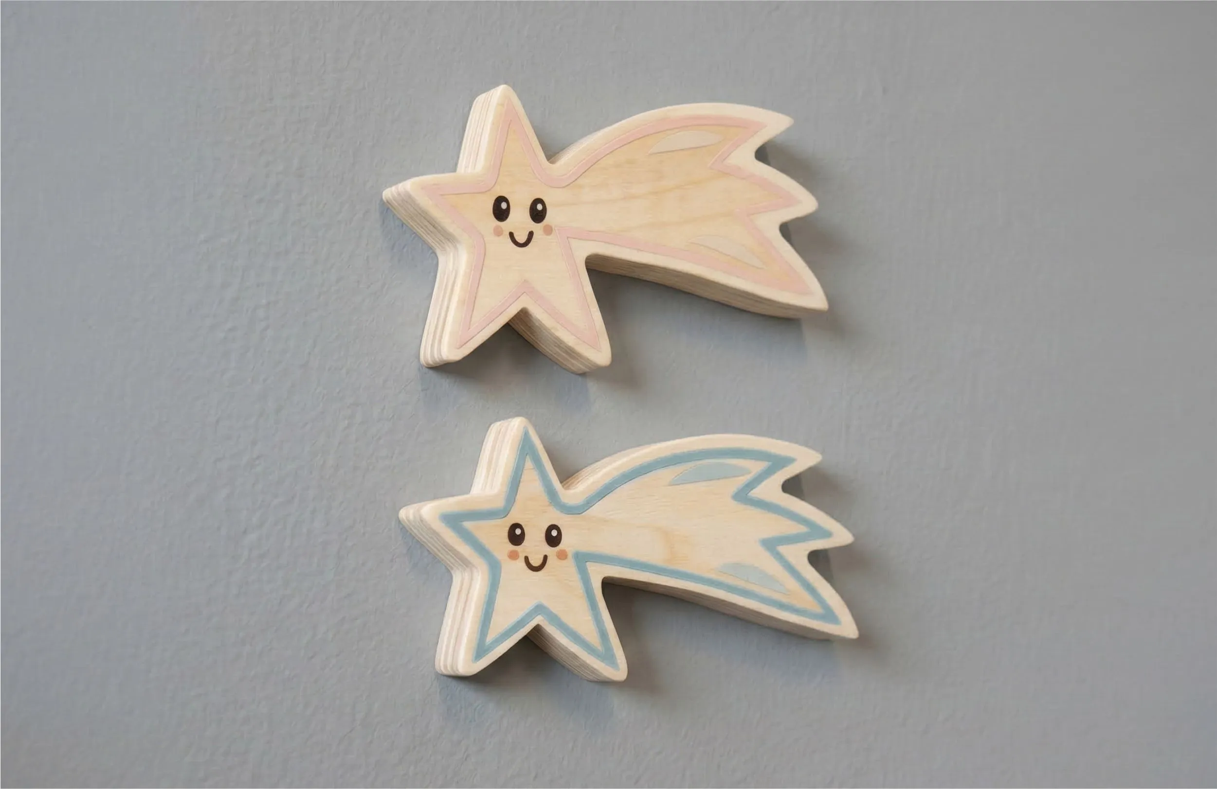 Spadająca gwiazda – drewniana ozdoba