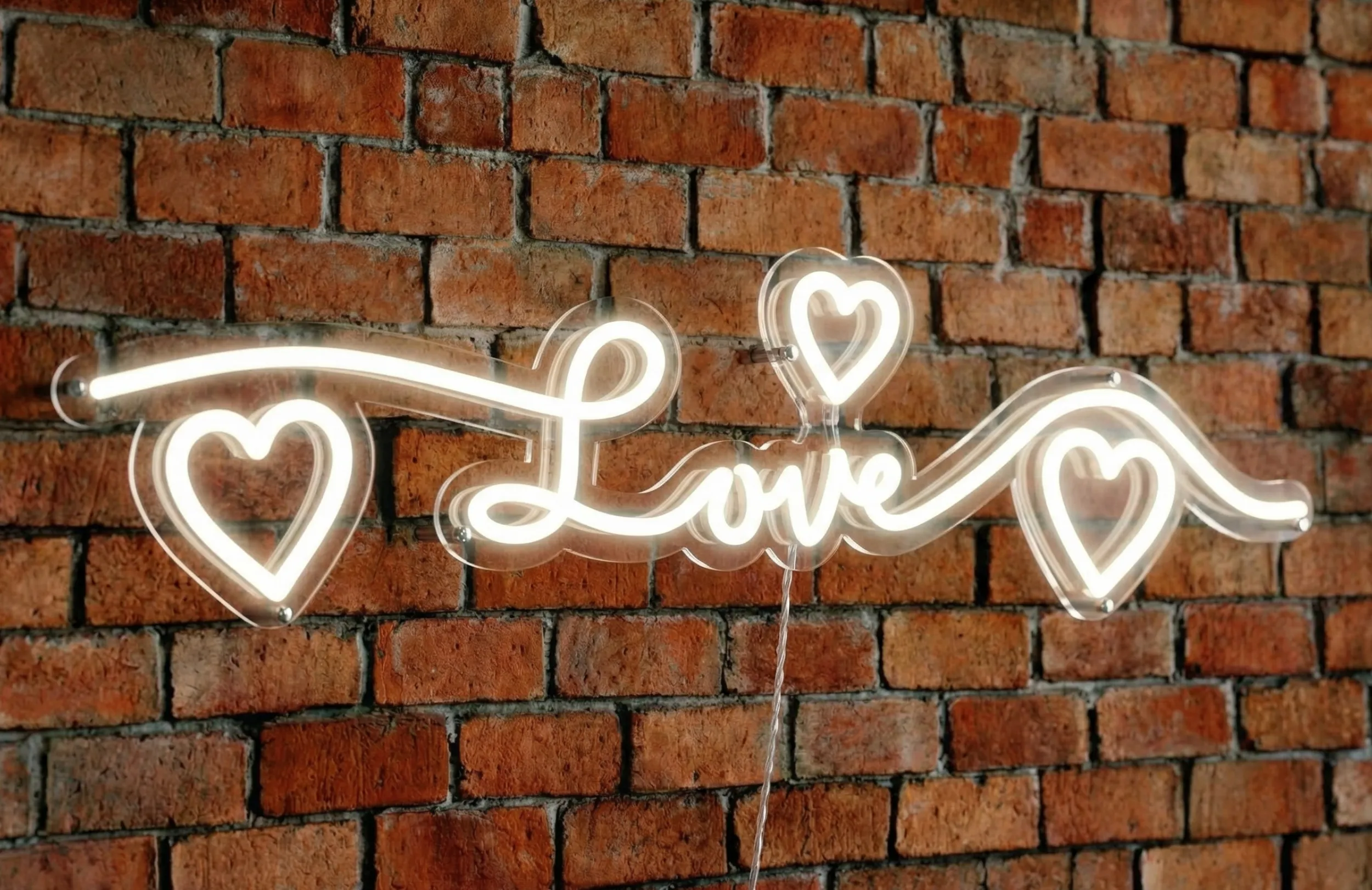 Neon LED Love Heart