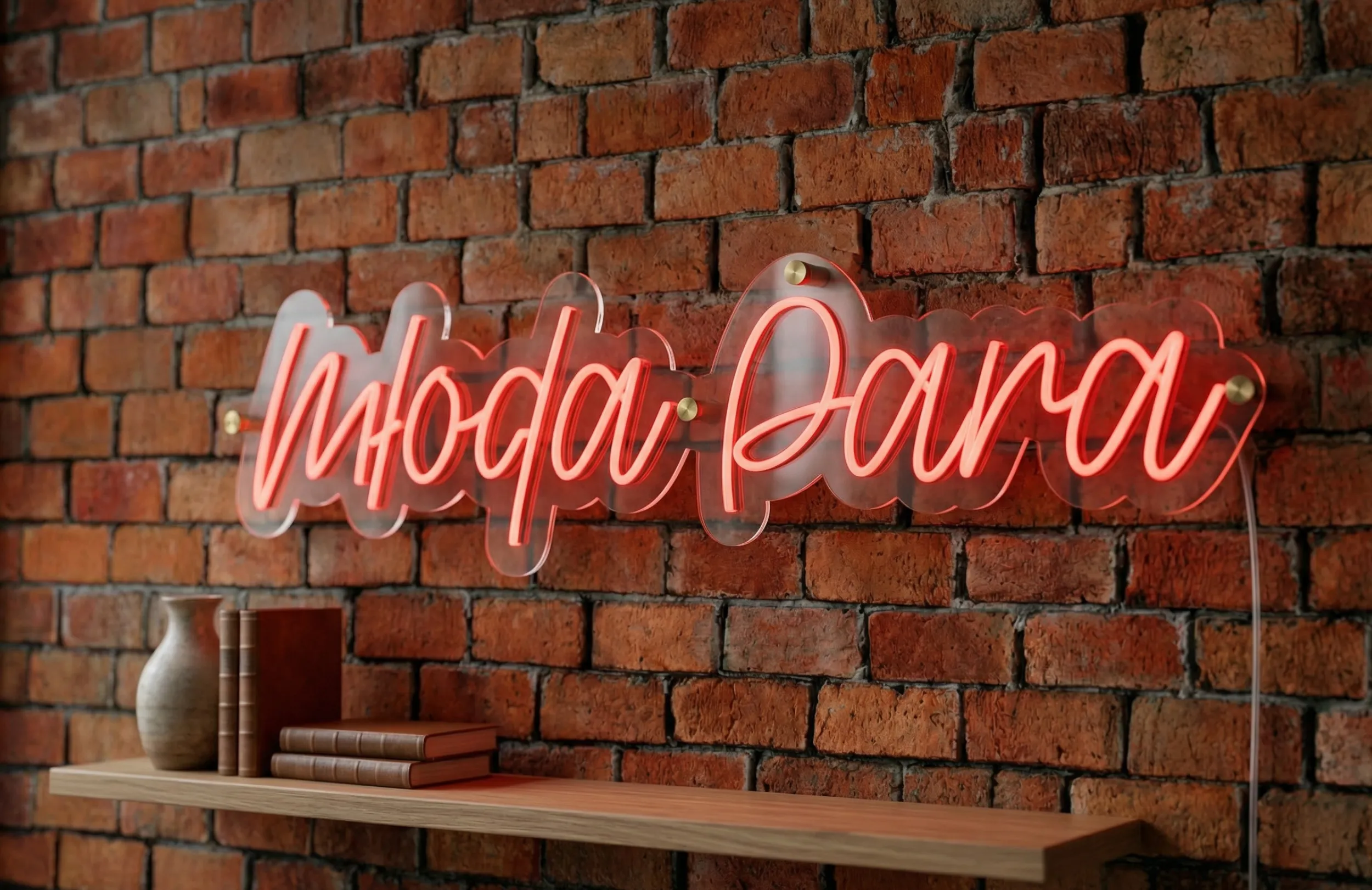 Neon LED Młoda para
