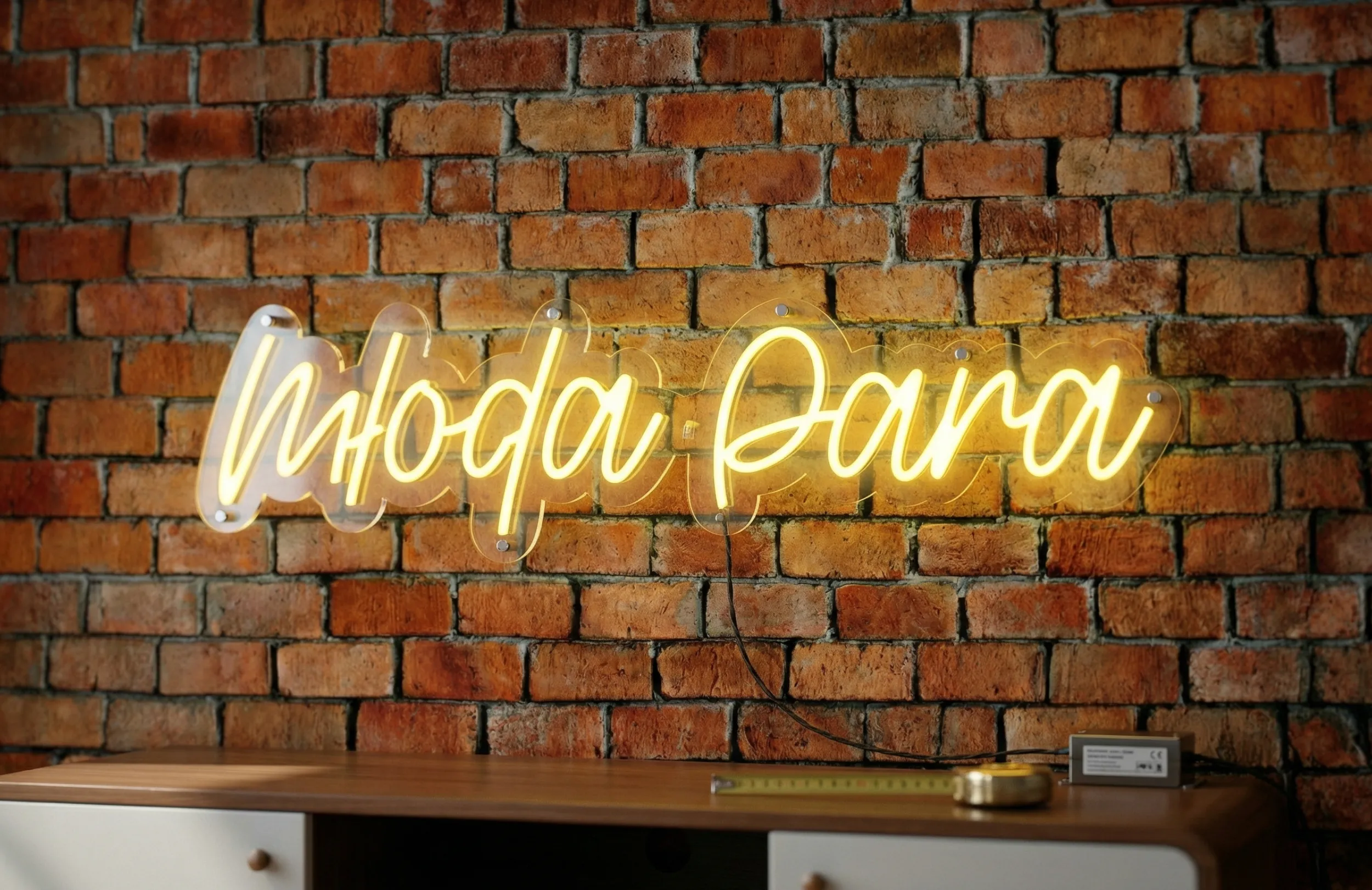 Neon LED Młoda para
