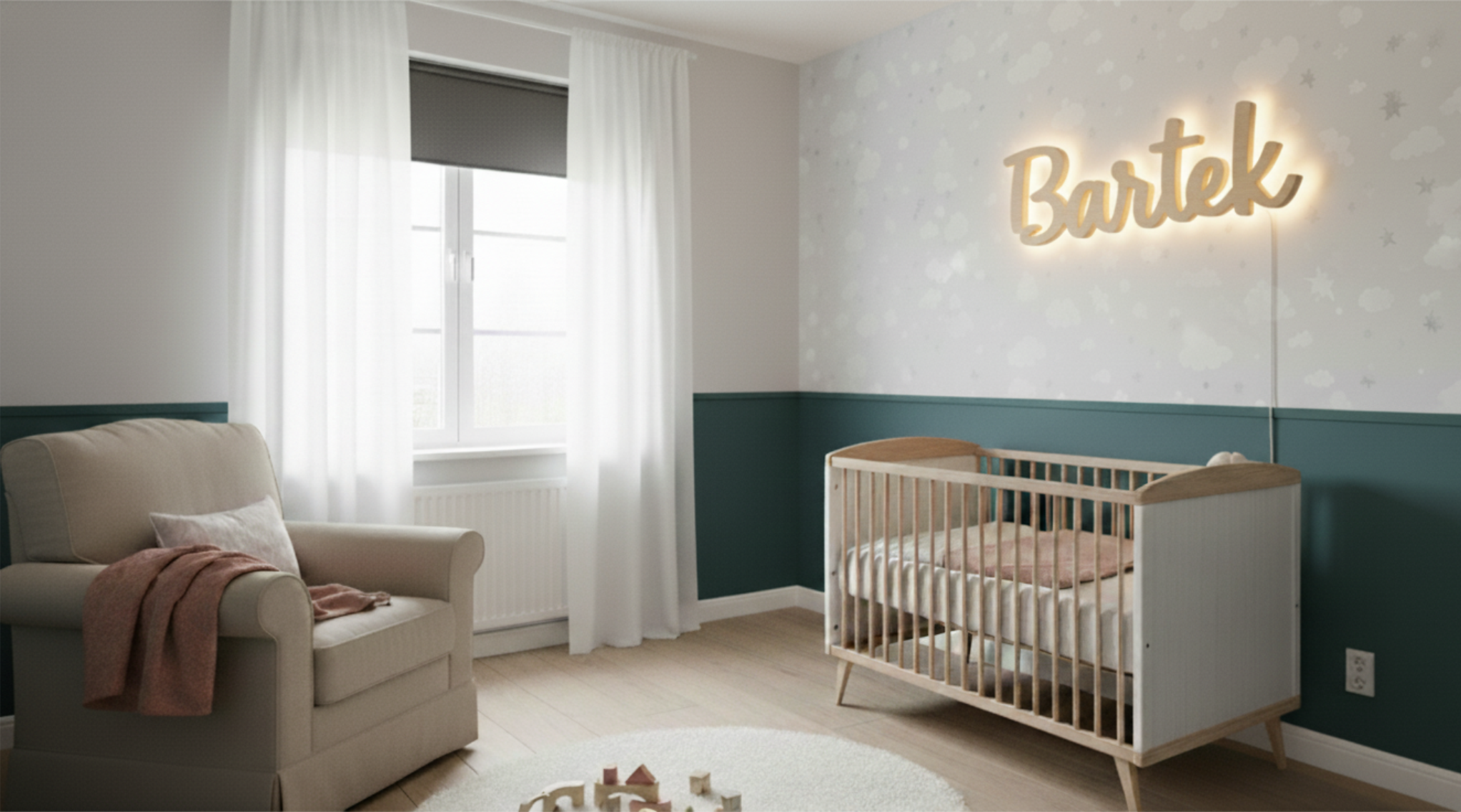 Podświetlane imię dziecka LED - obrazek 6