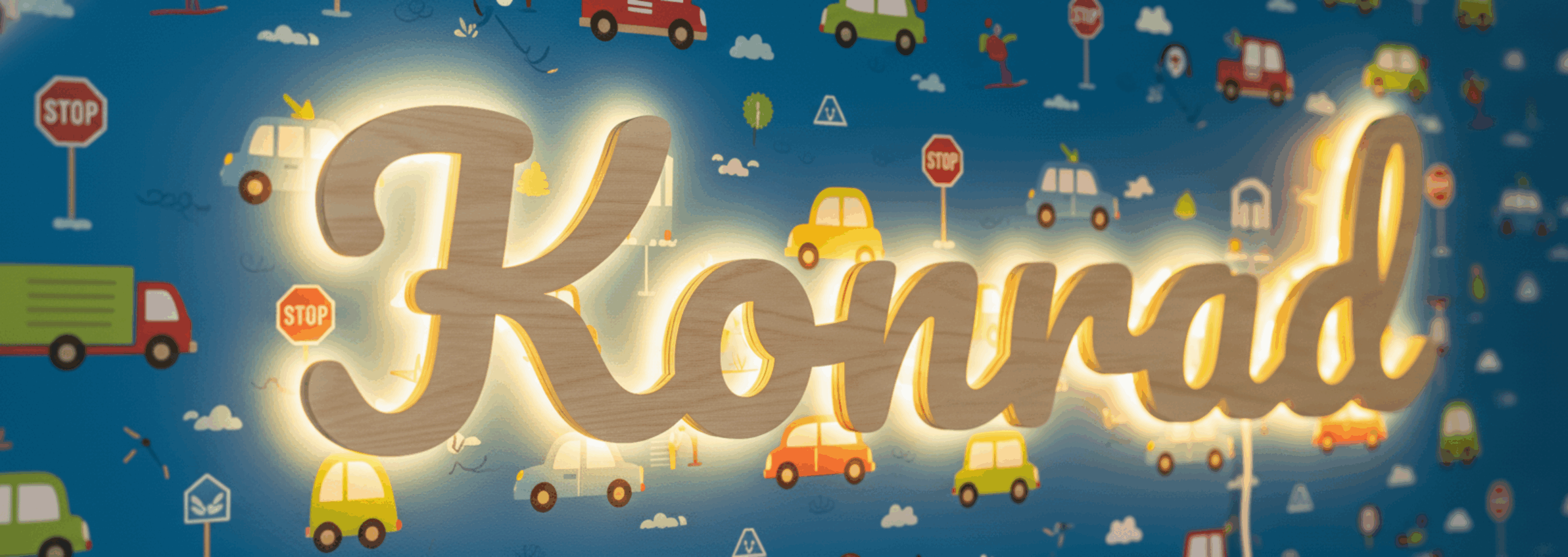 Podświetlane imię dziecka LED - obrazek 2