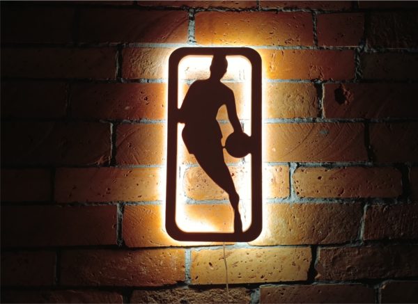 Podświetlane Logo NBA na ścianę