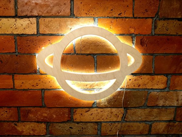 Podświetlana planeta na ścianę LED - obrazek 2