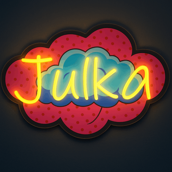Neon imię dziecka