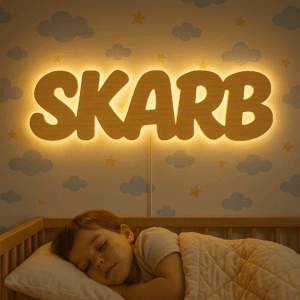 Podświetlany napis Skarb na ścianę LED (Kopia)